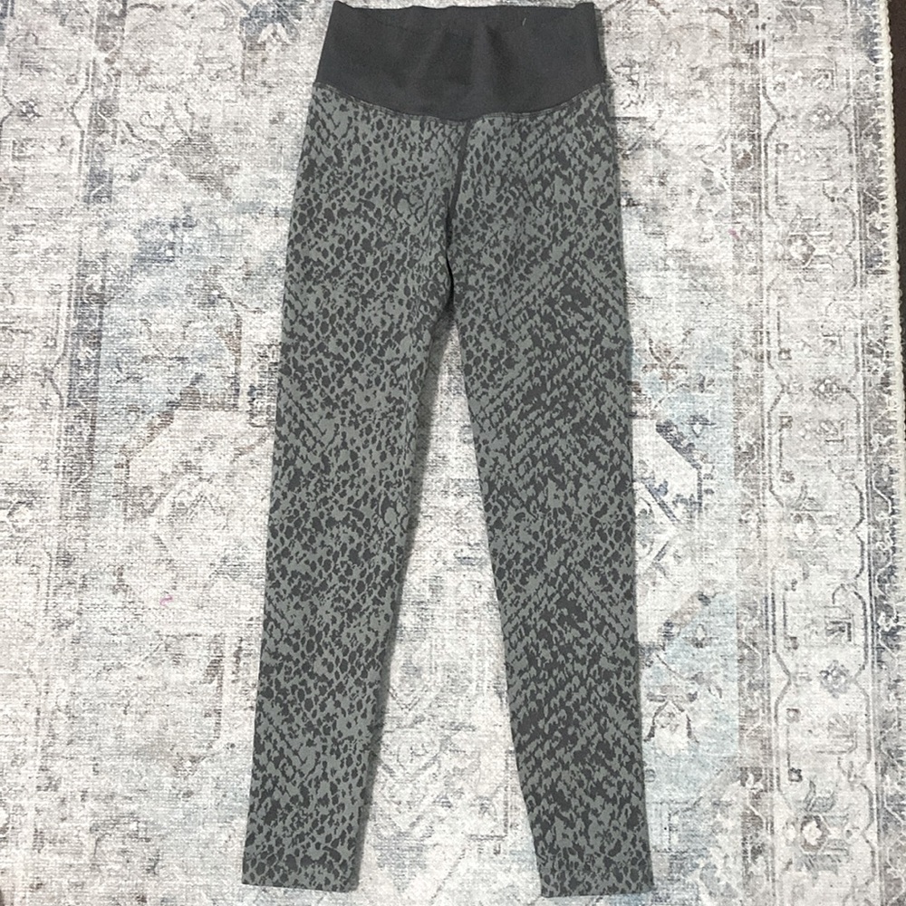Aerie Print Leggings | Gray | XS